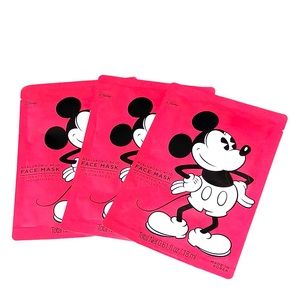 3 NEW Mickey Mouse hyaluronic acid Face Mask